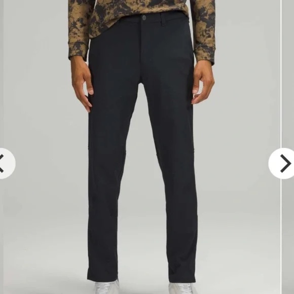 lululemon athletica Other - Lululemon Commission Pants Slim Warpstreme Fabric Black Size 38